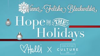 Hope for the Holidays: Winner Felisha Blackwelder
