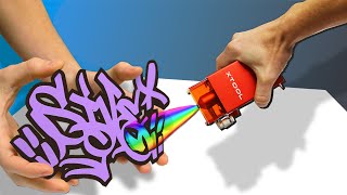I Make Graffiti with a Laser X-Tool D1 Pro