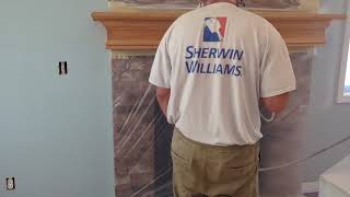 interior painting and trim installation 4255591595