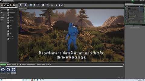 UE4 + FMOD Ambient Sound System - Colour Details