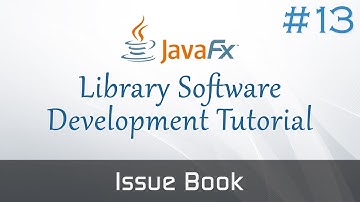 JavaFX Library Software #13 : Issue Book