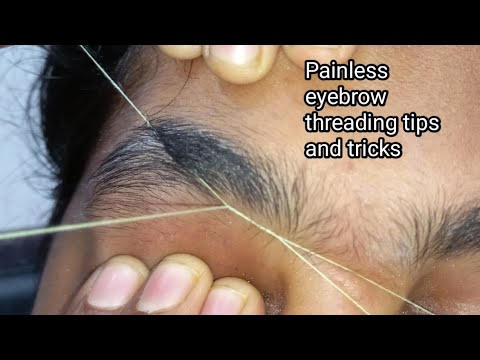 Eyebrow threading in our parlour | eyebrow tutorial | tamil | ladies ...