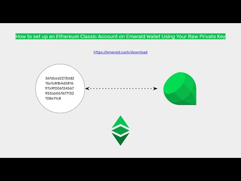 How to set up an Ethereum Classic Account on Emerald Wallet Using Your Raw Private Key