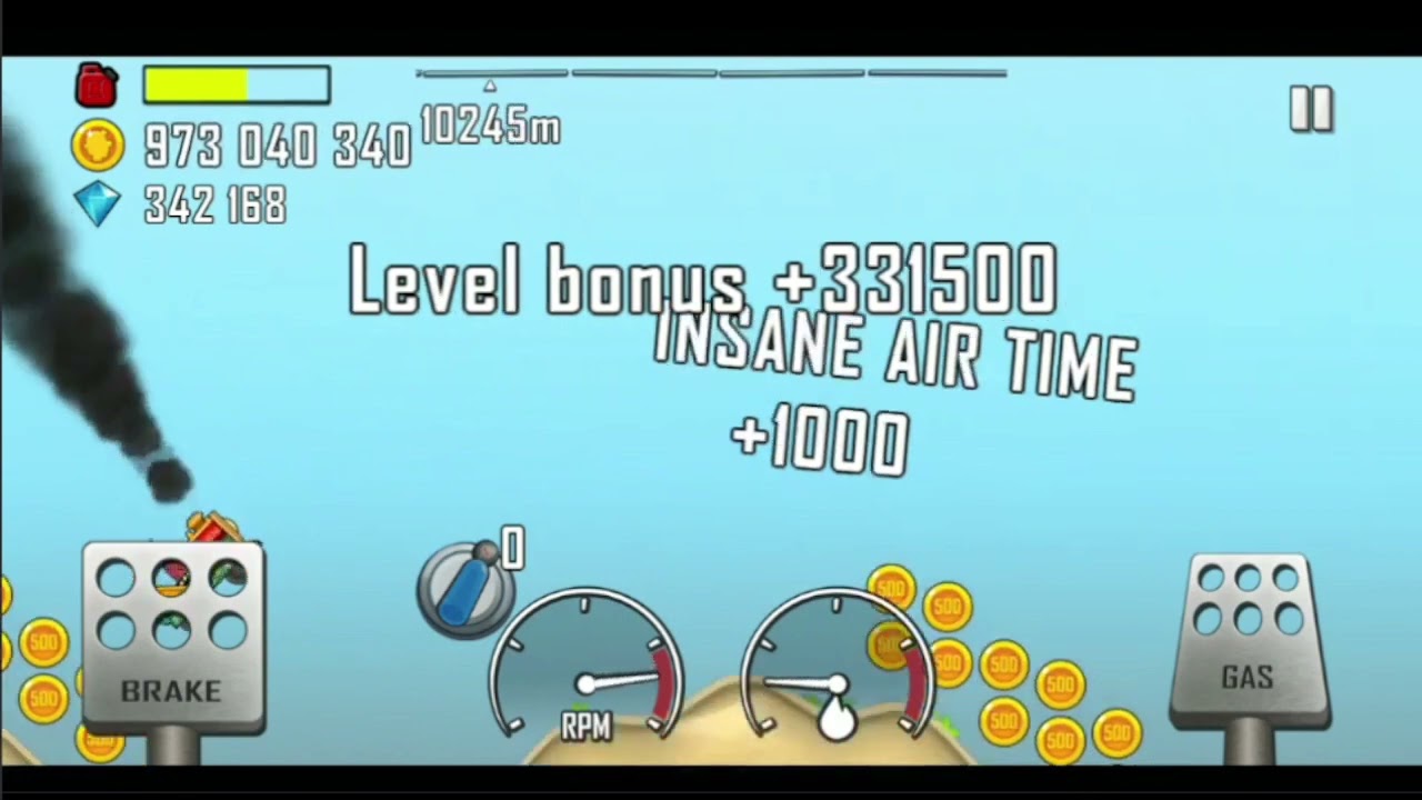 Hill Climb Racing: Beach + Kiddie Express - 16445m {wr}