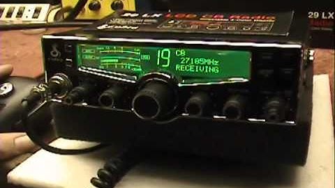 Cobra 29LX  Tune-up Report