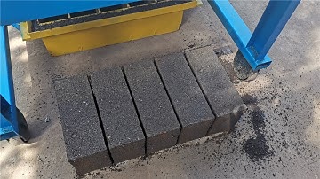 QT40-2 small 5 inches concrete solid block making machinery for sale  #construction