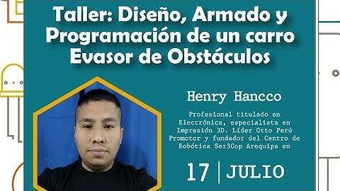 Taller de diseño y armado de un carro evasor de obstáculos