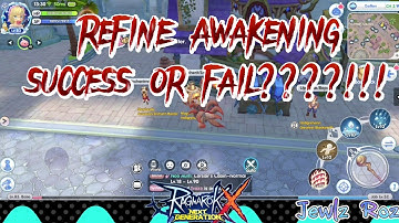 Refine Awakening Tier 1 - Pass or Fail? Documenting my refining attempts LOL Ragnarok X Next Gen ROX