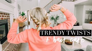 Trendy Twist Hairstyle + My Must Do Hair Care Routine