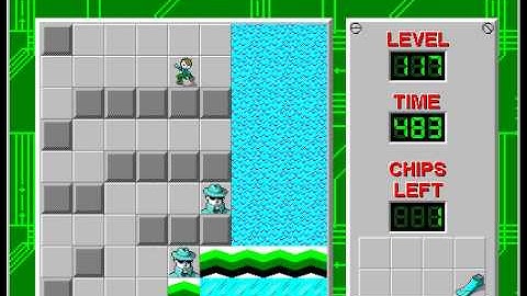 CCLP2 level 117 solution - 464 seconds