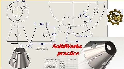 ⚡ Как создать конусы из листового металла в SolidWorks | Учебное пособие по SolidWorks