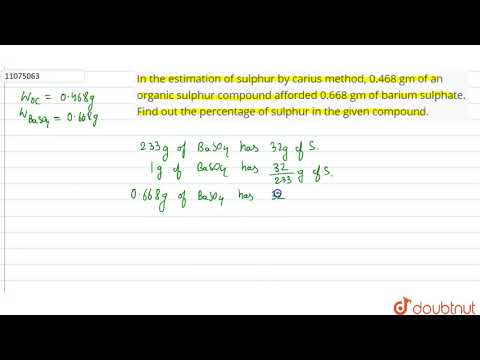 Video: În estimarea sulfului prin metoda carius?