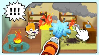 Game Babybus Menjadi petugas Pemadam Kebakaran Babybus Fireman Panda Kecil Little Panda screenshot 4