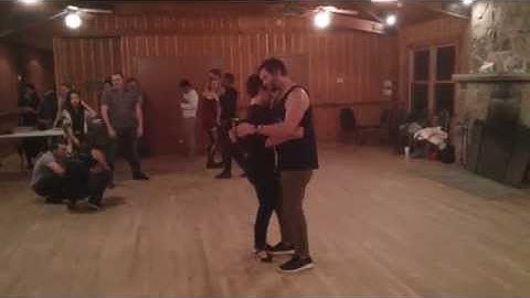 Matthew Krivanek & Haley Tiller - Zouk Demo after Beginner Class at Zouk Atlanta