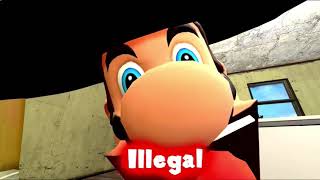 Mario is going to do something very illegal