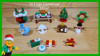 How to Build 10 Lego Christmas Items!