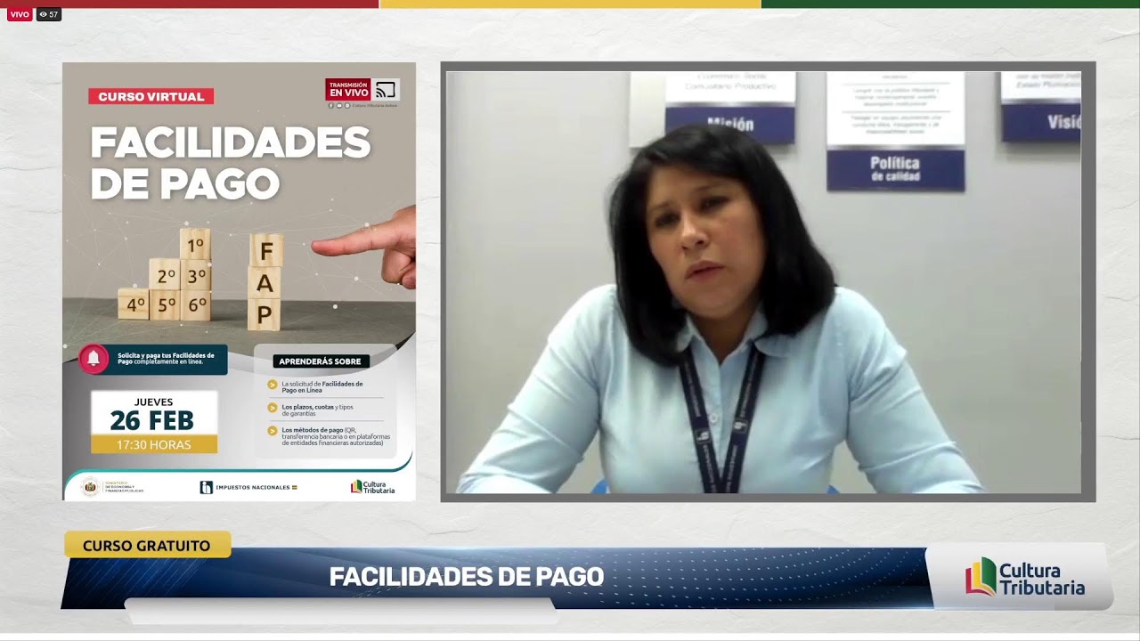 CURSO VIRTUAL: FACILIDADES DE PAGO