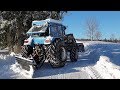 Belarus MTZ-82 and DIY Homemade Snow Plow