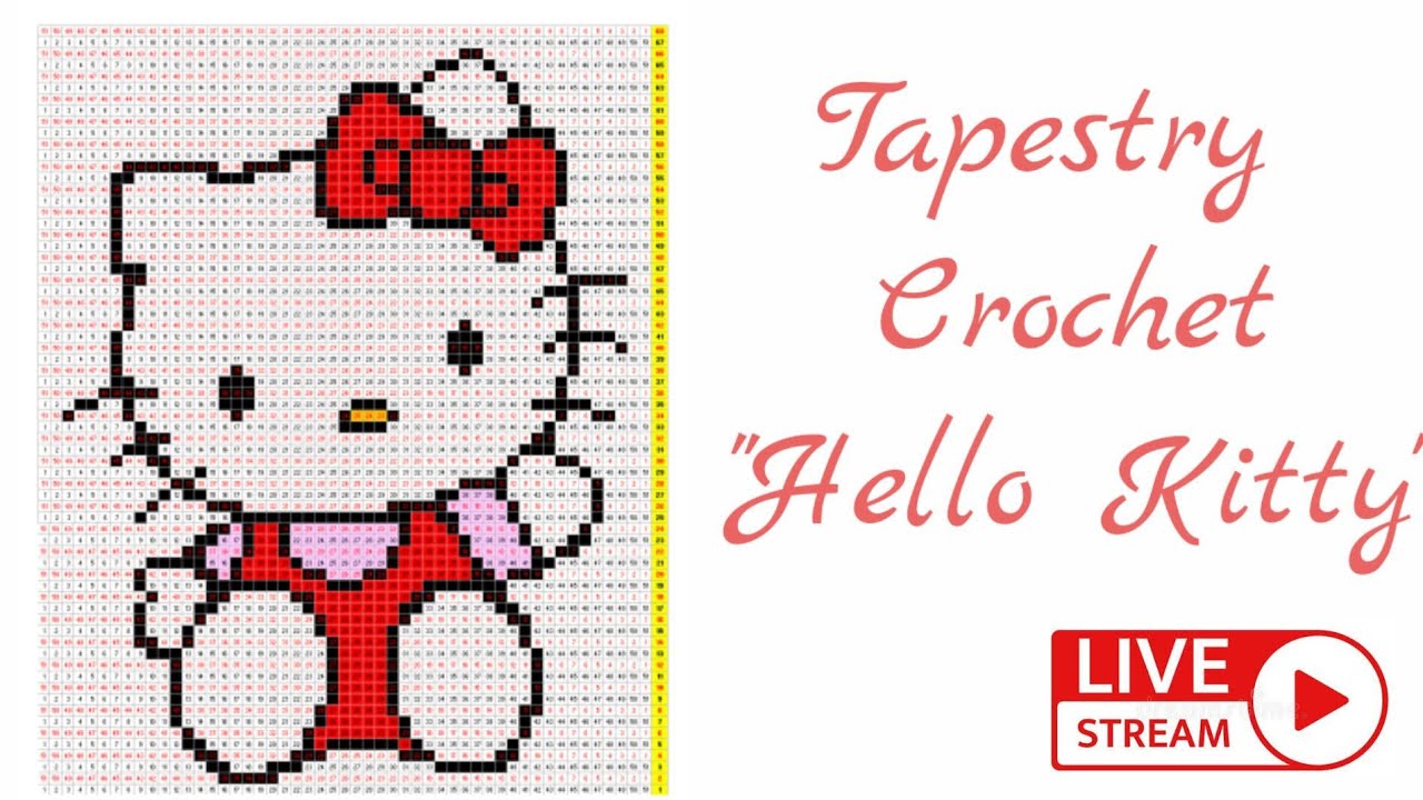 Hello Kitty Tapestry Crochet