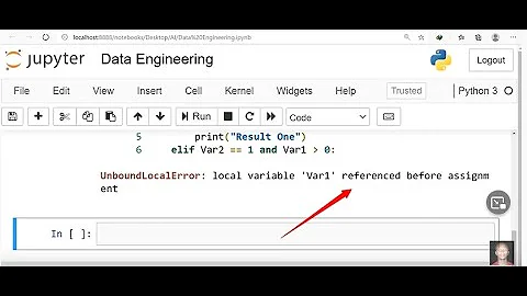 How to fix : Local variable referenced before assignment In Python