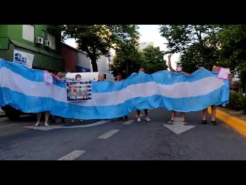 Movilización de propietarios de casas rodantes en La Plata