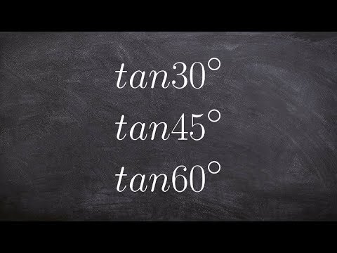 Video: Paano mo mahahanap ang tangent ng isang anggulo sa unit circle?