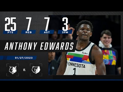Anthony Edwards TAKES FLIGHT to help Wolves hand Grizzlies 5th-straight loss ✈️