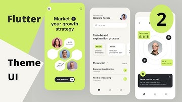 Flutter app UI with the material you theming tutorial part 2 in speed code