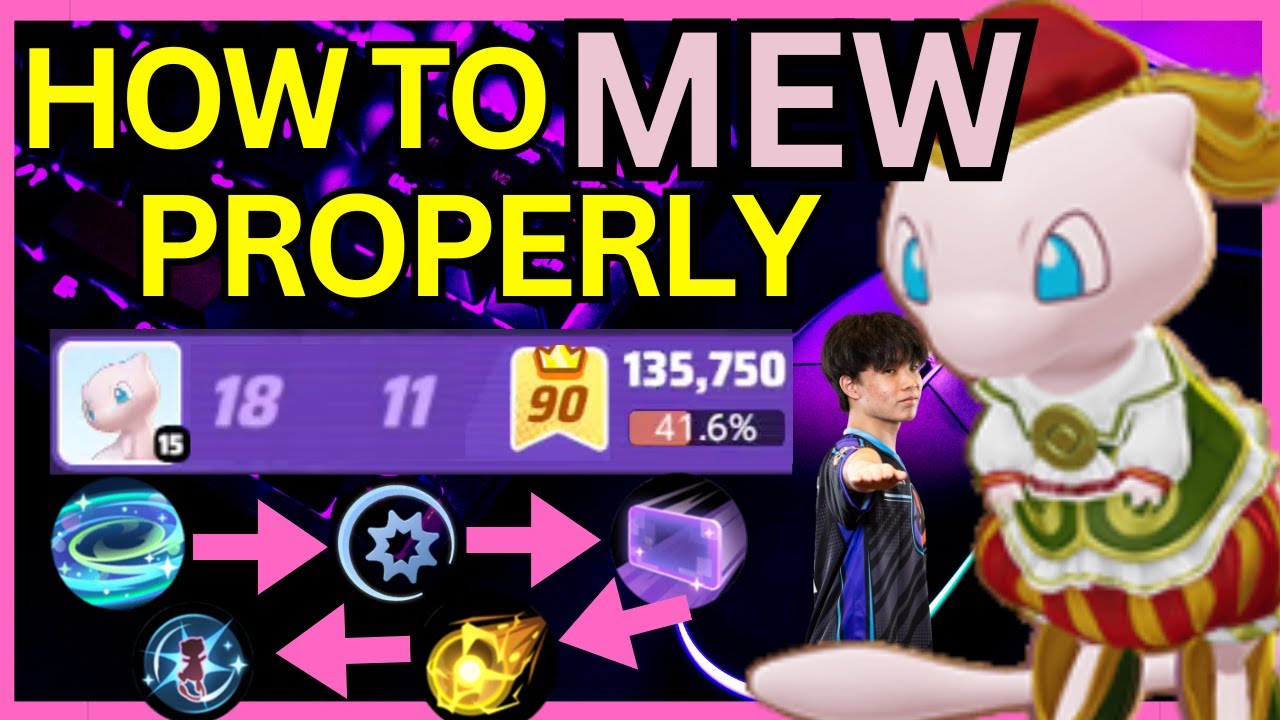 How to play MEW in Pokemon Unite Ultimate Guide 