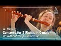 Antonio Vivaldi: Concerto for 2 Flutes in C major, RV 533, III. Without tempo indication