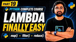 Python Lambda Functions Explained | map(), filter() & reduce() | Python Full Course