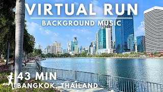 Bangkok #Thailand - Virtual Running Video For Treadmill With Music #virtualrunningtv #virtualrun by Virtual Running TV 3,323 views 2 months ago 45 minutes