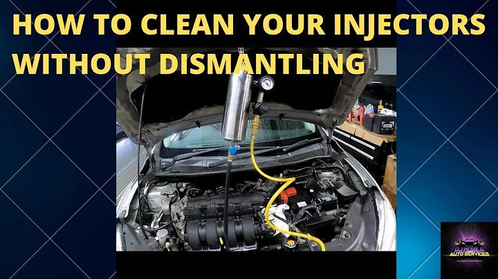 Autool C100 injector cleaner without dismantling or removing it from you car?