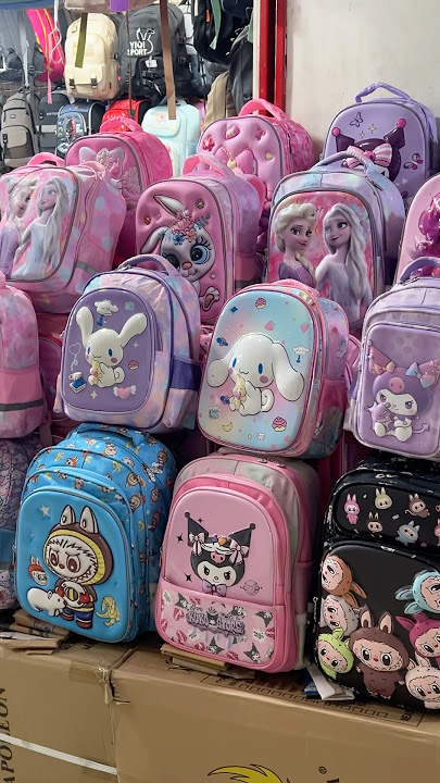 Download lagu tas anak labubu, melody, kuromi, little ponny, frozen, spiderman, roblox, sanrio, pink, ungu #hbd