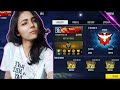 Free Fire Live- Heroic To Gold Girl's Rush Gameplay By Miss Diya | BlackPink Gaming