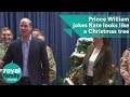 Prince William jokes that Kate looks like a Christmas tree