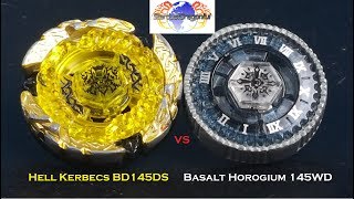 BeyBattle Hell Kerbecs VS Basalt Horogium (Metal Fight Beyblade) EPIC (Tempo vs Kerbeus)