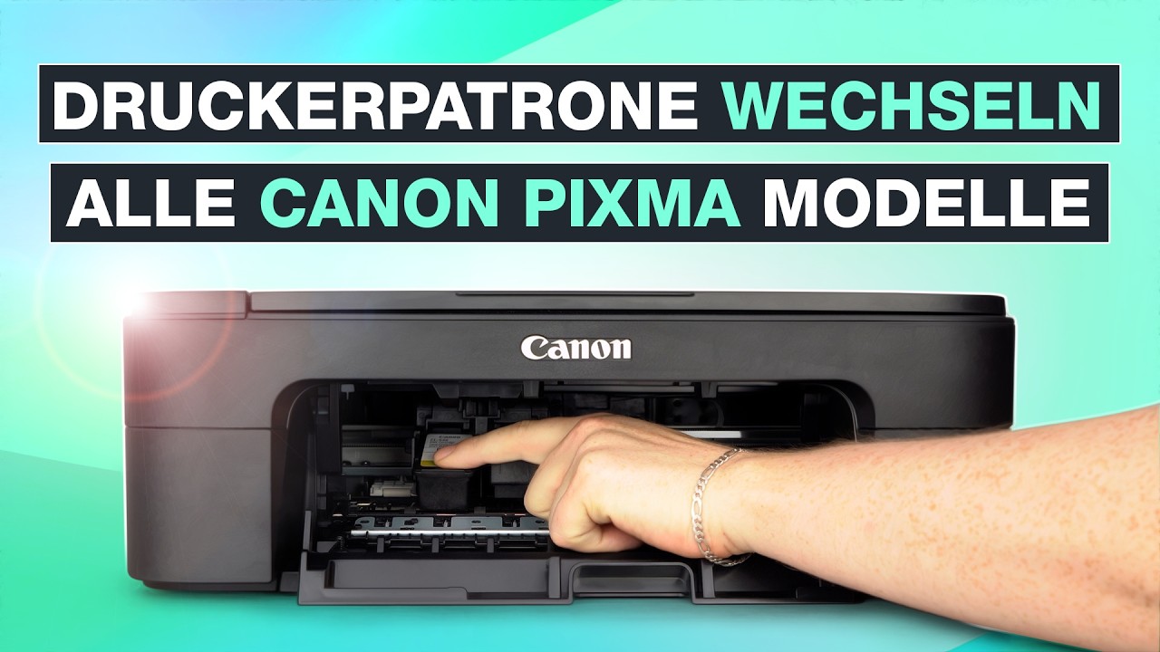 Canon Drucker Nur Mit Schwarzer Patrone Drucken Canon PIXMA Druckerpatronen wechseln und austauschen 🖨️ Alle Modelle