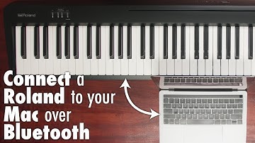 Connect a Roland FP-10 to a Mac over Bluetooth