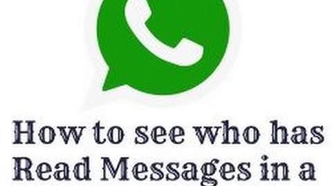 How to know who has read your whatsapp group message
