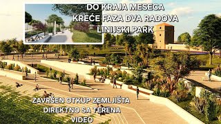 LINIJSKI PARK direktno sa terena do kraja meseca kreću radovi,oko Kalemegdana postavljanje stubova