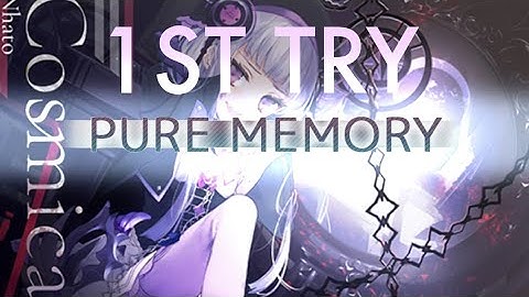 [GAMING] Arcaea’s Cosmica Future Chart 1st Play PURE MEMORY MAX-18 EX+ PM (on camera)