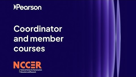 How to create and use Coordinator and Member courses in NCCERconnect