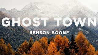 Benson Boone - Ghost Town (Lyrics) maybe you would be happier with someone else Resimi