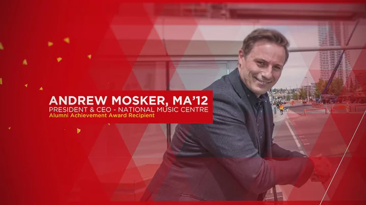 Alumni Achievement Award - Andrew Mosker, MA'12 : 2017 Arch Awards