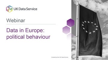 Webinar: Data in Europe: Political Behaviour