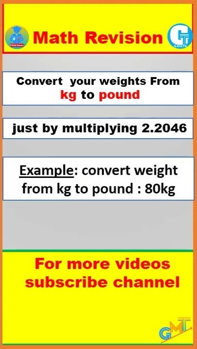 convert-weight-from-kg-to-pounds-maths-shorts-shortsvideo