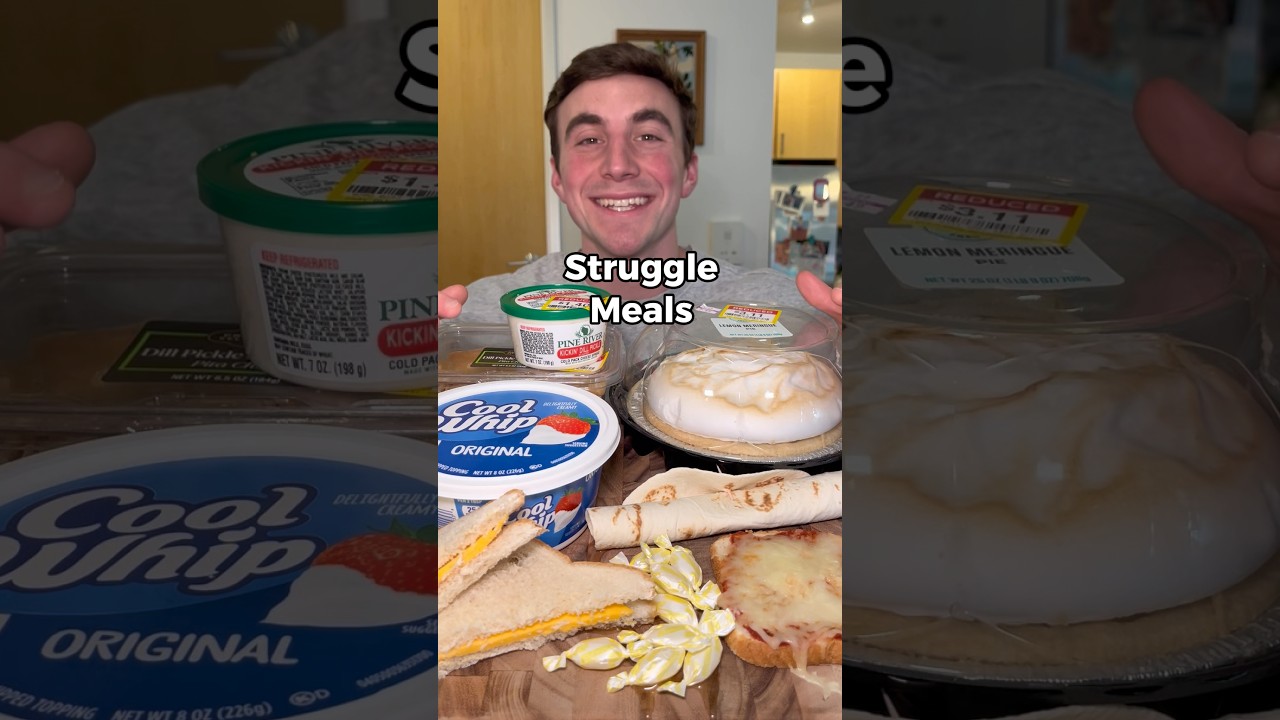 Struggle Meals🥴 #struggle #strugglemeals #mukbang