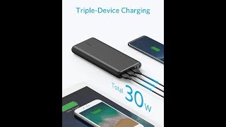 Anker PowerCore 26800 Portable Charger, 26800mAh External Battery with Dual Input Port