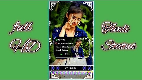 Ghanshyam Rathva new timli status_mp Gujrati timli status @nilurtw6453 #short